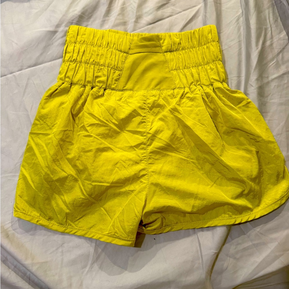 Free People Yellow Women's Shorts - size SM